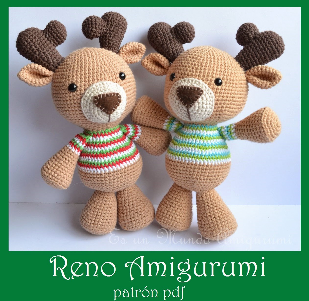 Es un Mundo Amigurumi: Patron Reno ya a la venta!!!