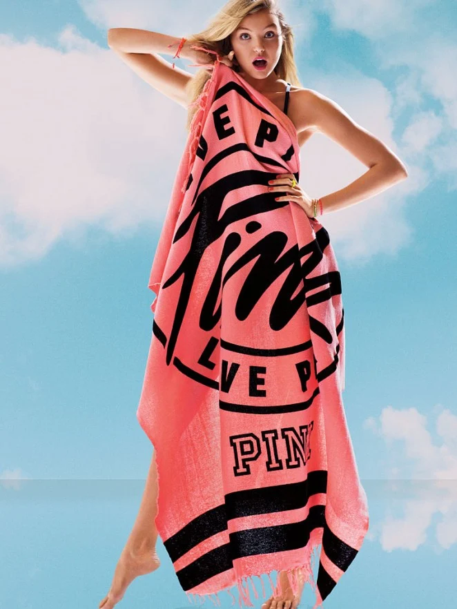 Victoria's Secret Pink March Lookbook 2015 featuring Rachel Hilbert 