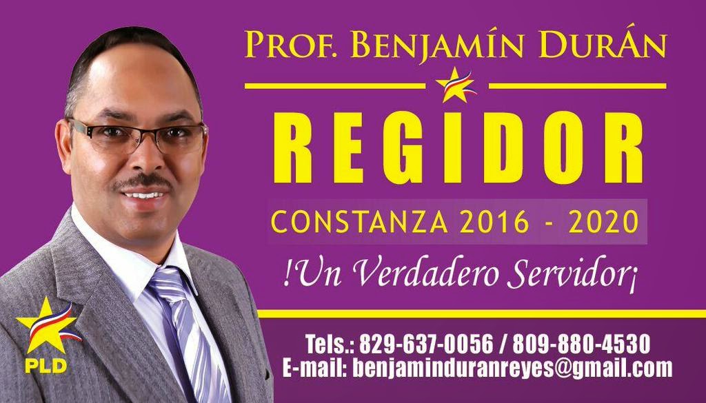 Prof. Benjamín Durán Regidor!