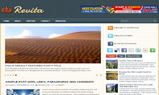 Revita Blogger Template