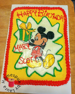 mickey mouse birthday cake frozen buttercream transfer