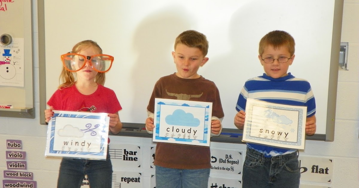 Mrs. King's Music Class: The Weather Song