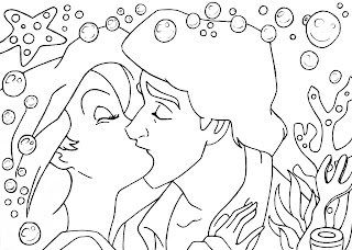 mermaid printable coloring pages