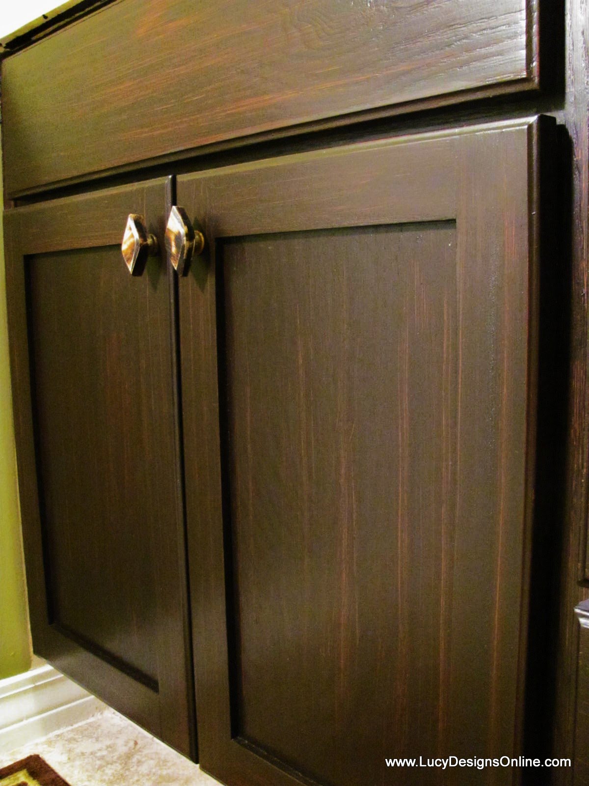 Lucy Designs How To Use Gel Stain Diy Gel Stained Master Bath