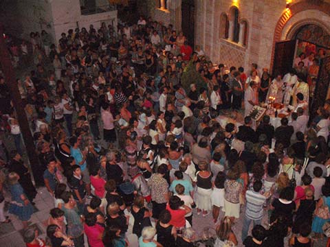 Νάουσα: Πλήθος κόσμου στην γιορτή του Αγ. Φανουρίου
