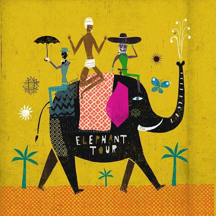 martin haake elephant illustration an elephant illustration by german illustrator Martin Haake