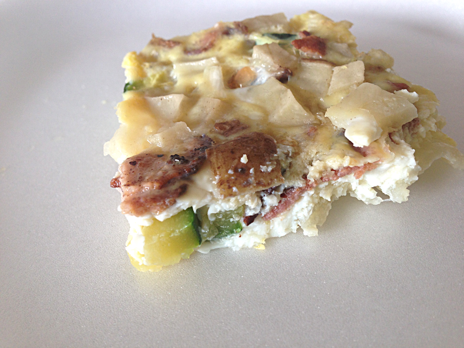 CleanedUp "Hashbrown" Bacon Veggie Breakfast Casserole LindsSays