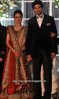 Actress at Mammootty Son Wedding Reception stills