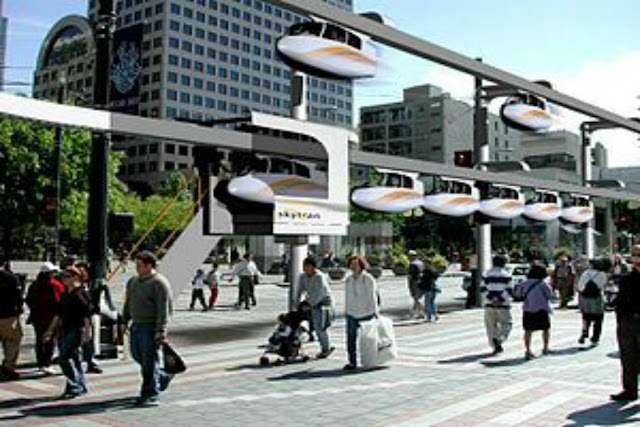 Taxi bay sẽ trở thành phương tiện chủ chốt trong hệ thống giao thông công cộng tương lai.