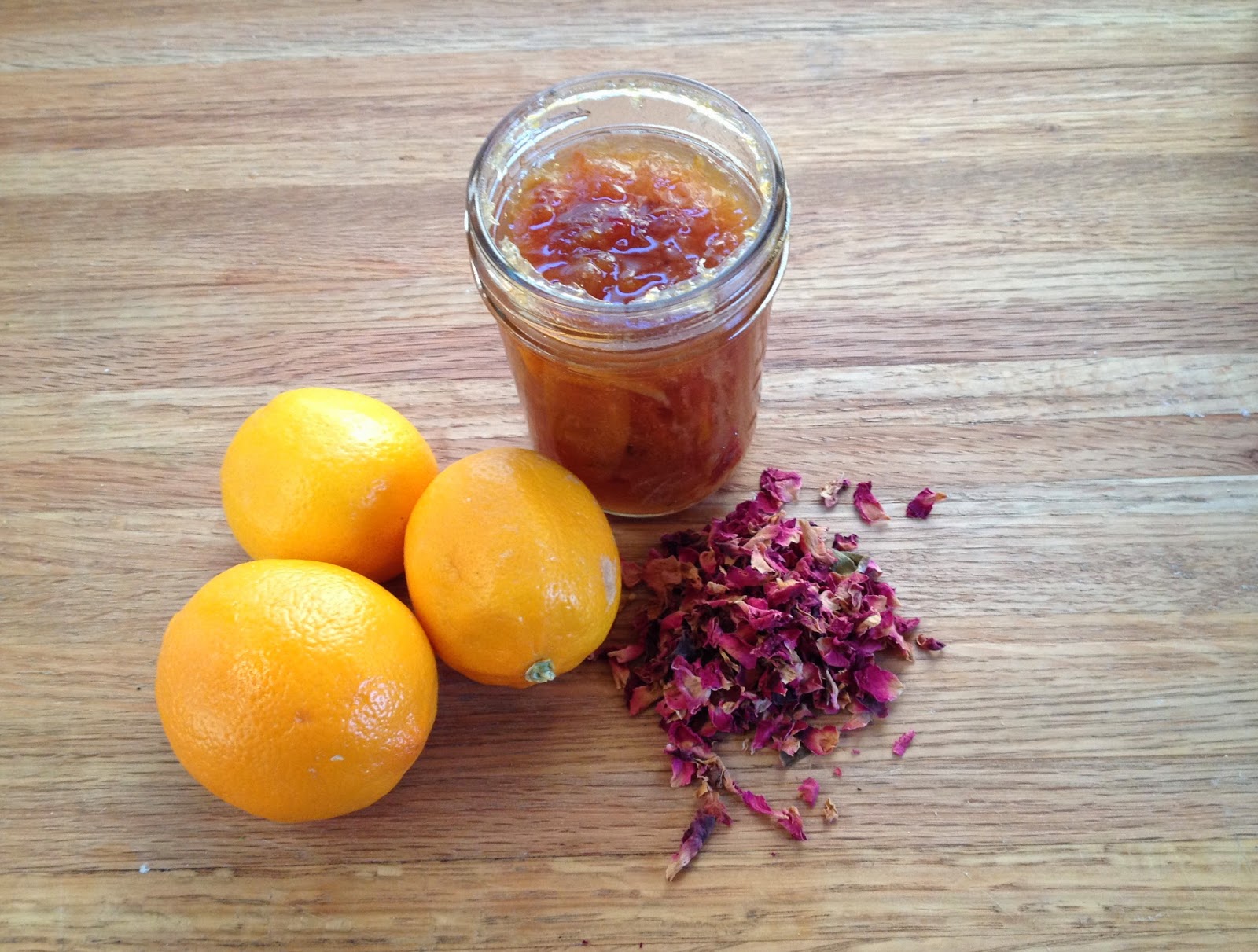 Seasons from Scratch Meyer Lemon and Rose Petal Marmalade