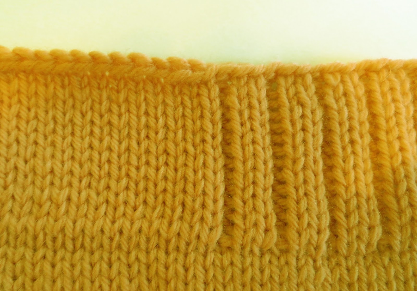 TECHknitting: Picking up stitches part 2: picking up along a bound-off edge