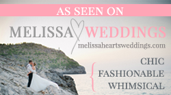 Featured on Melissa Hearts Weddings