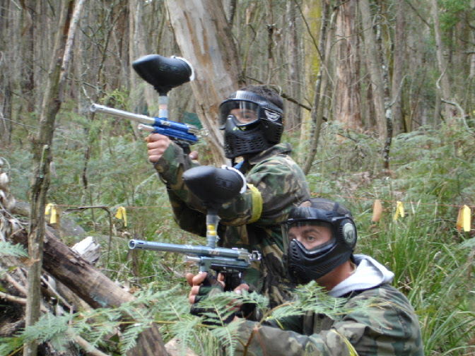 El rincon del Golem Paintball, lo más parecido a una batalla que