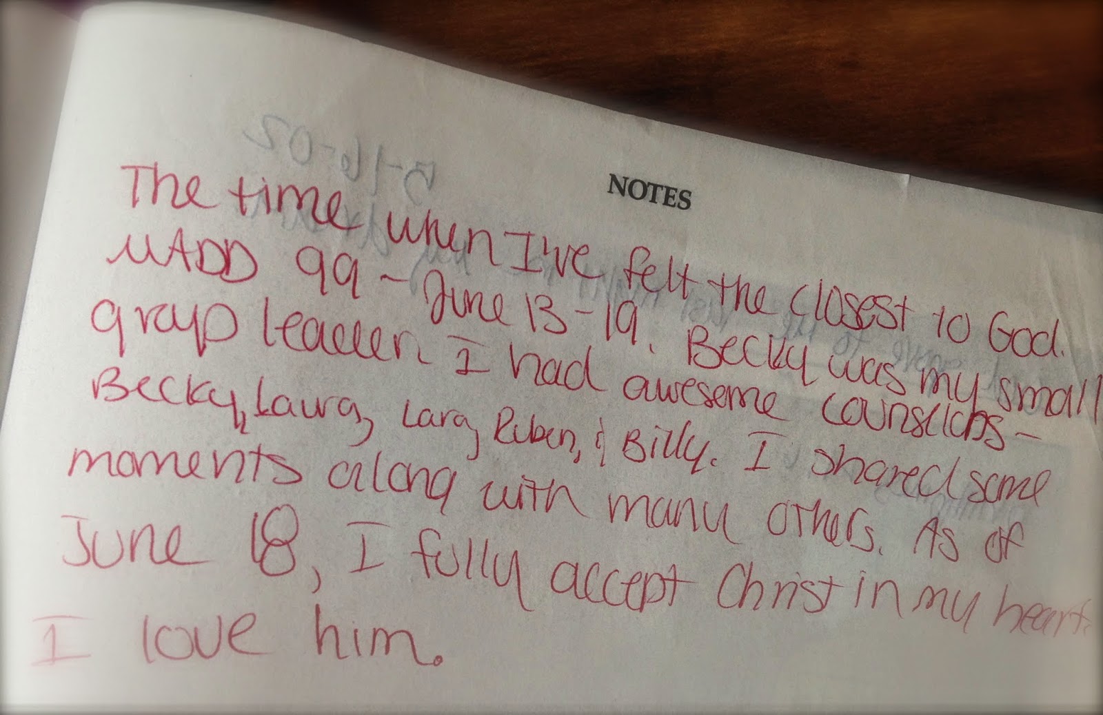 Happy Anniversary, Jesus! I didn't get you flowers. Sorry.