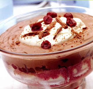 Black Forest Trifle - a classic Easter dessert.