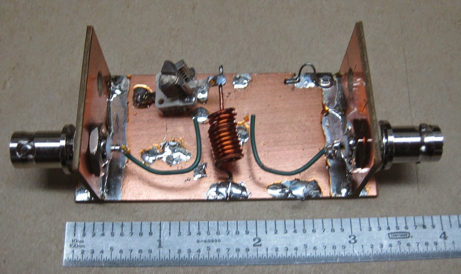 Bob's homebrew jig and resonator. Bob's homebrew jig and resonator.
