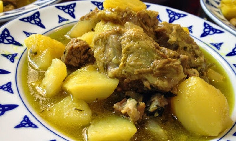 Costillas De Cerdo Estofadas Con Patatas