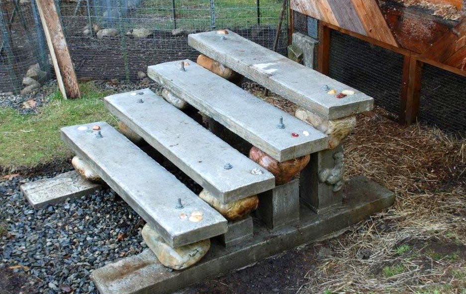 Applegarth Farm the coop new stairs and the chicken run