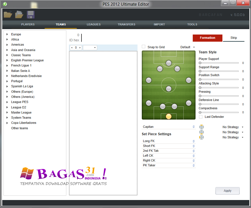 PES 2012 Ultimate Editor - BAGAS31.com