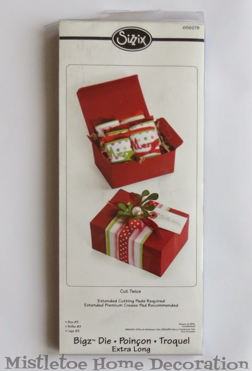 Mistletoe Home Sizzix treat boxes for girls' birthday party