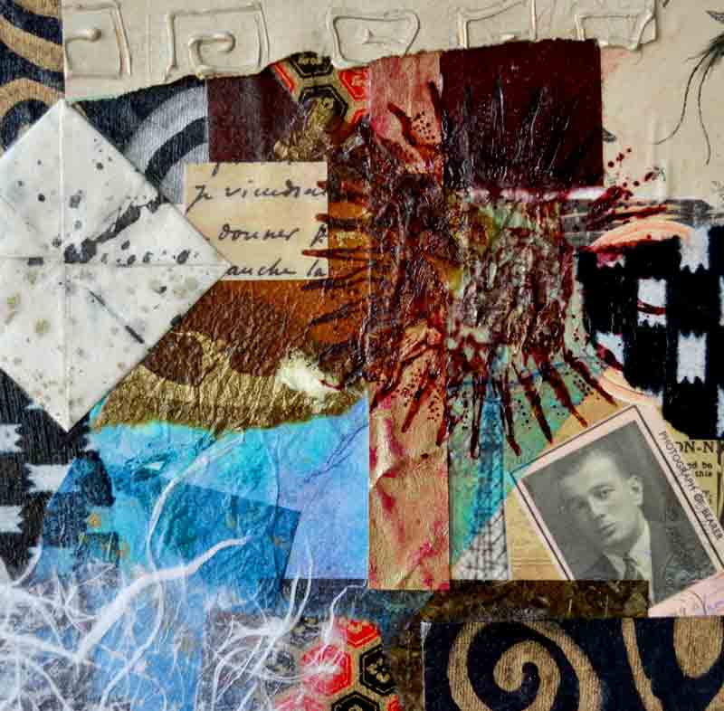 Artists Of Texas Contemporary Paintings and Art Collage 004 Original Abstract Painting by