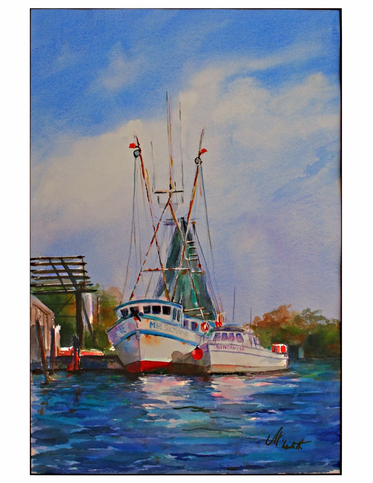 Shrimp boats