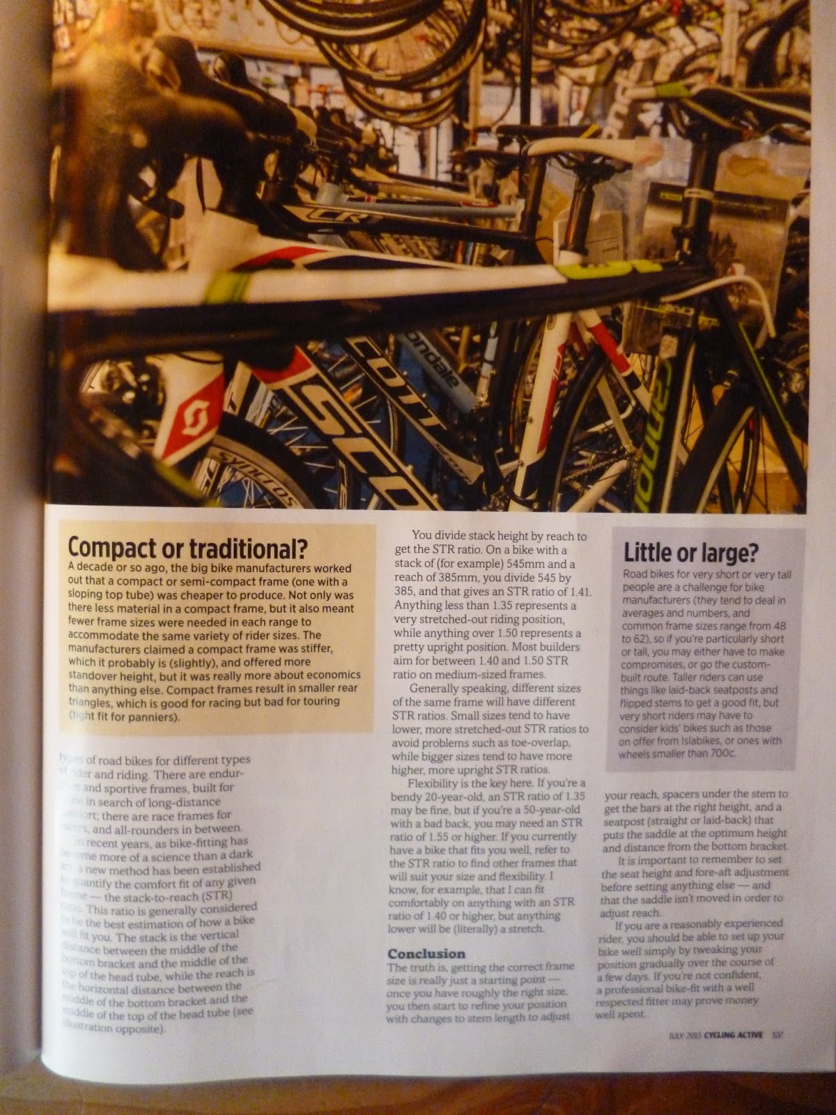 velovoice Bike Sizing Stack And Reach