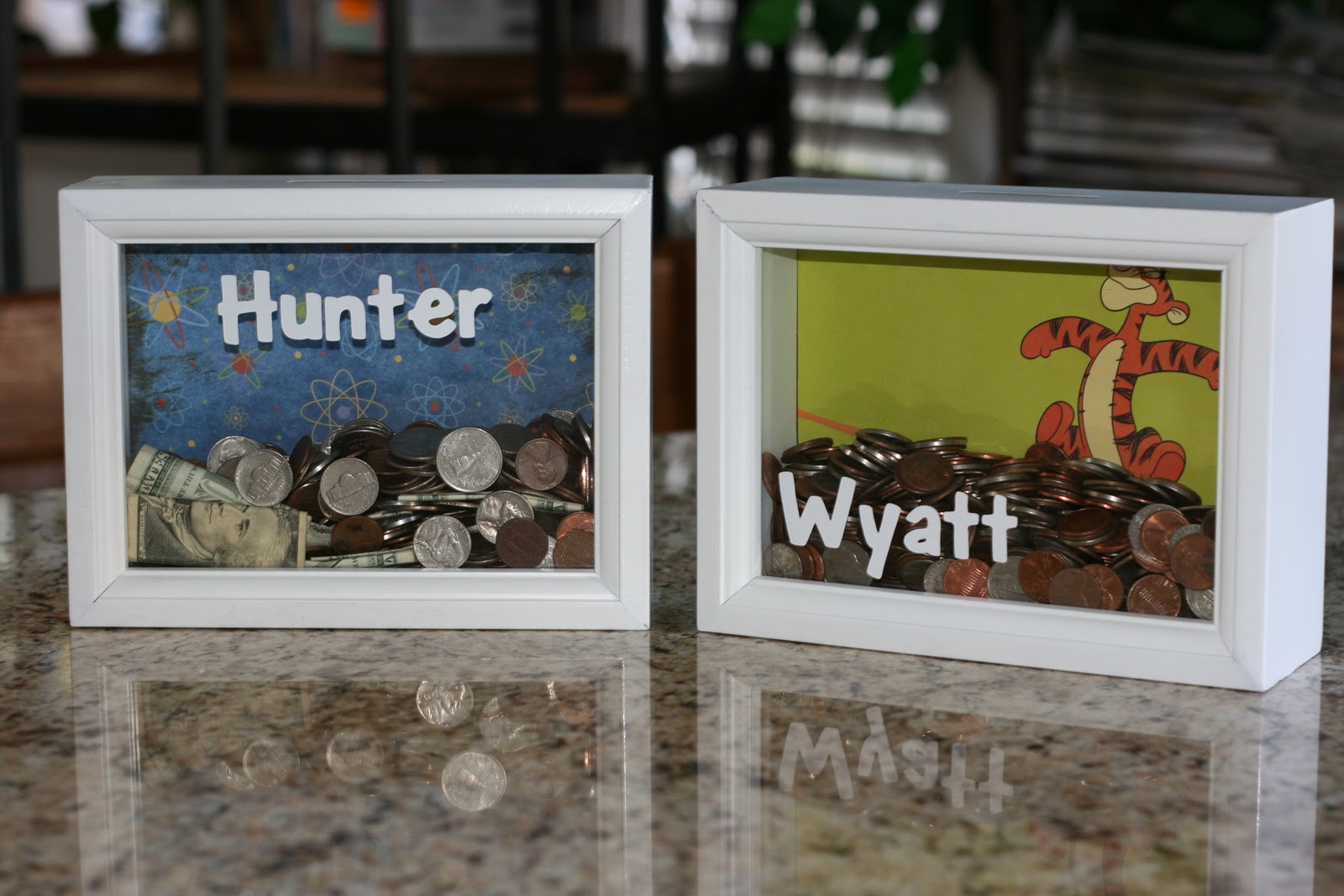 Wells Family Shadow Box Banks