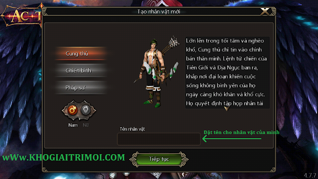 Hướng dẫn đăng ký tài khoản game Ác Thần Hướng dẫn đăng ký tài khoản game Ác Thần