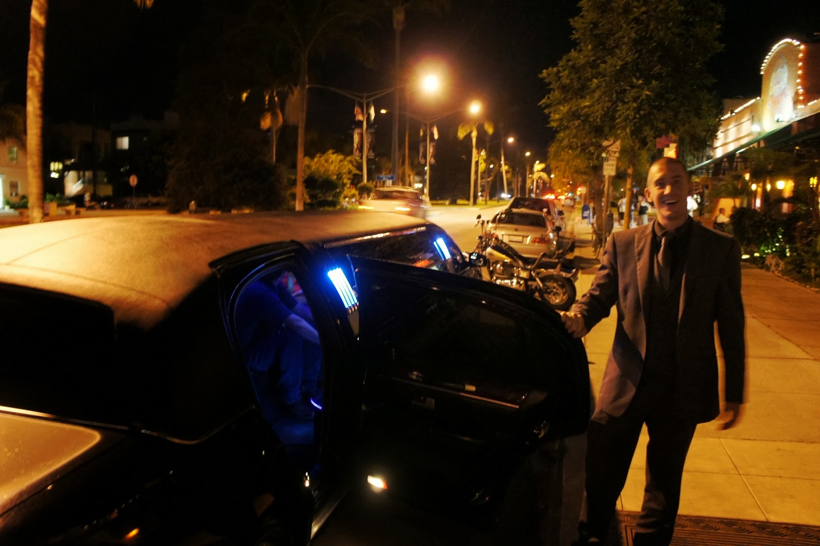 James Aall In Limo