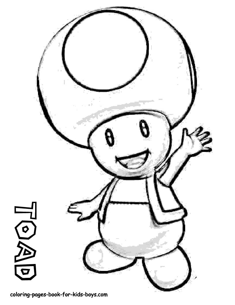 Toad Mario Cartoon