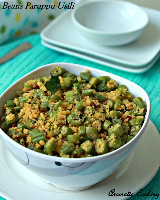 Green Beans Paruppu Usili/ Green Beans And Lentils Beautiful kitchen art