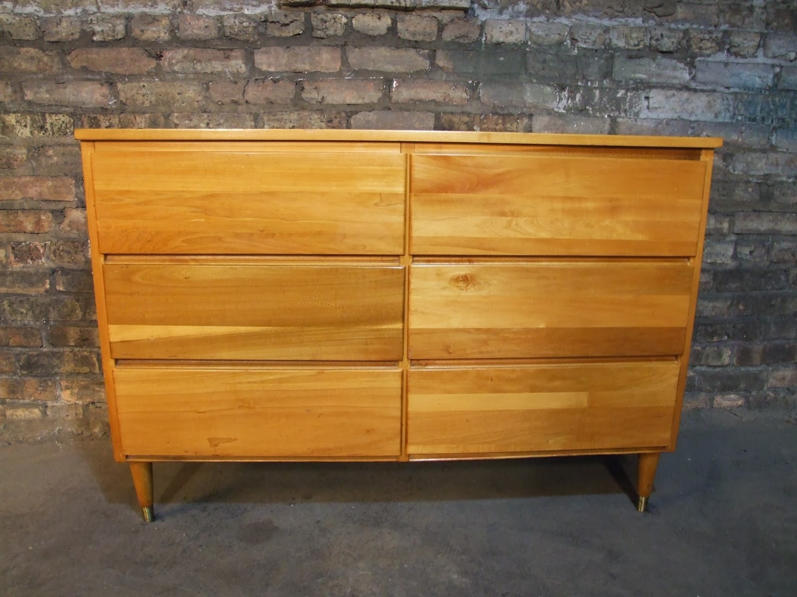 Mid Century Chicago Small Scandinavian Lowboy Dresser