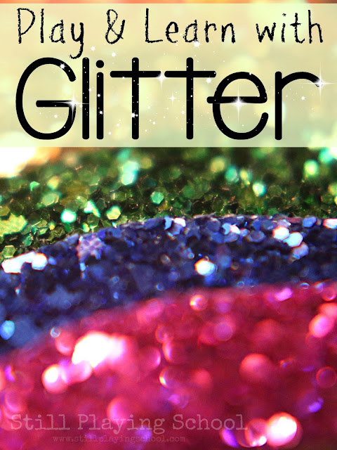 Glitter crafts and activities for kids!