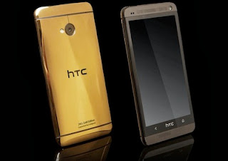HTC One Gold Plated Edition Smartphone HTC One Gold Plated Edition luxury expensive Smartphone
