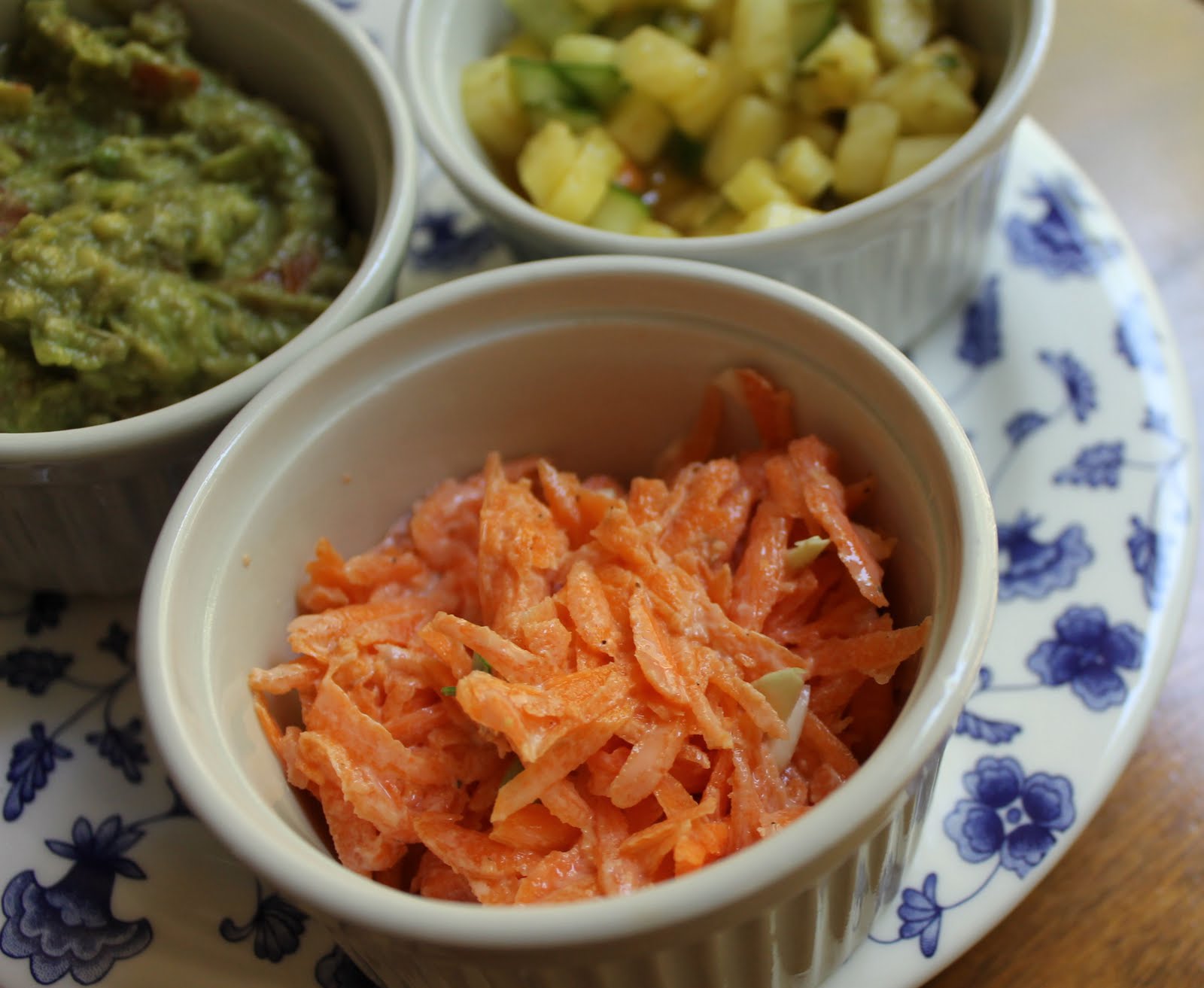 soulful college girl. A Trio of Fish Taco Condiments