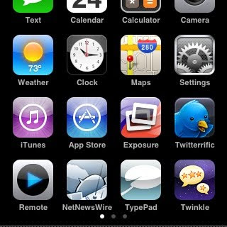 Apple Home Screen