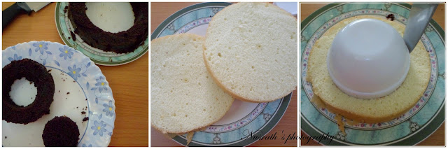 Dessert With Concentric Circles Ring Cake Dessert With Concentric Circles Ring Cake