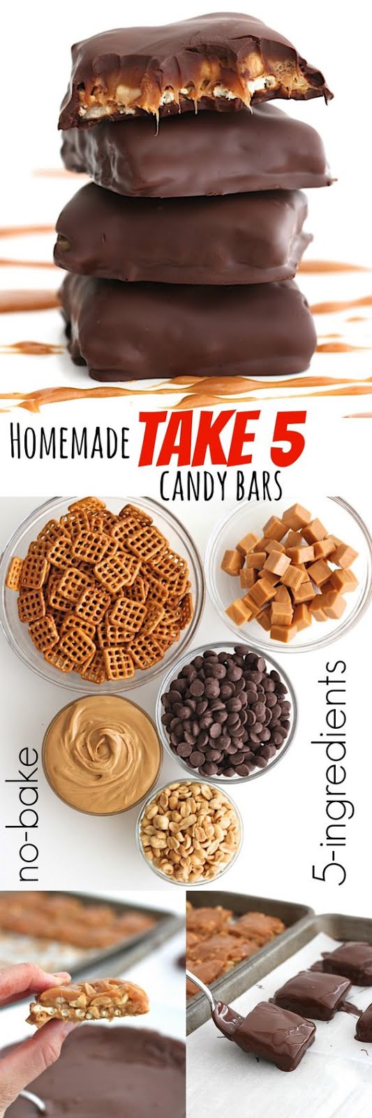HOMEMADE TAKE 5 CANDY BARS MOTHER RECIPE USA