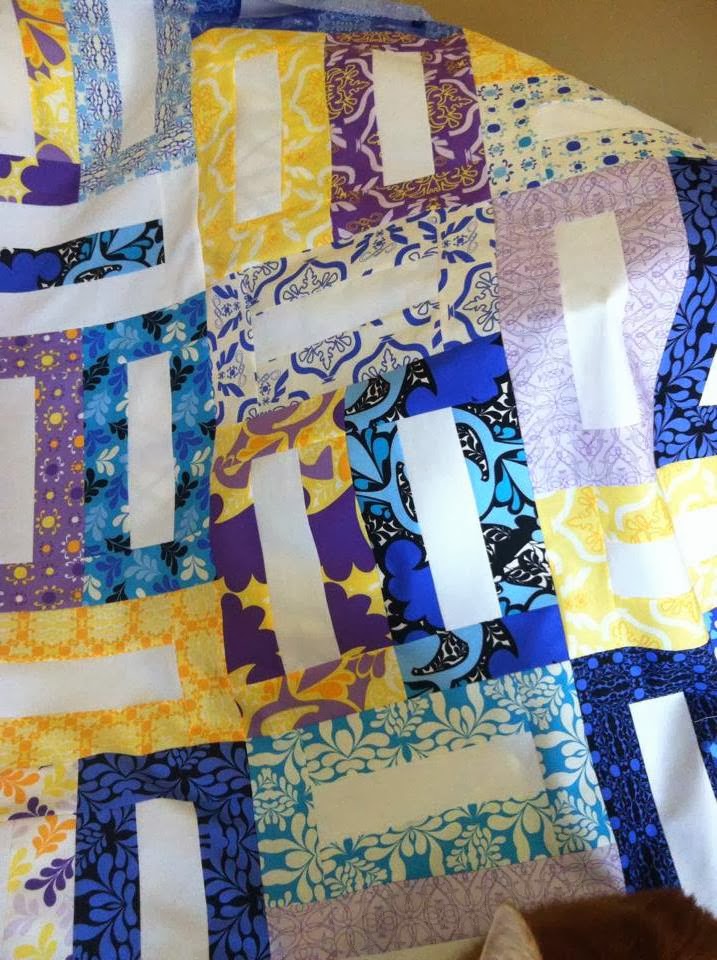 Manon Quilts "You've got Mail!" quilt top is ready!