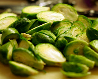sliced brussel sprouts
