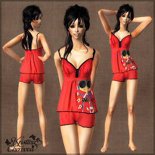  The Sims 2. Женская одежда: одежда для сна. - Страница 7 %25D0%259AriStina-1747