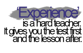 Vernon Law - Experience is a hard teacher because she