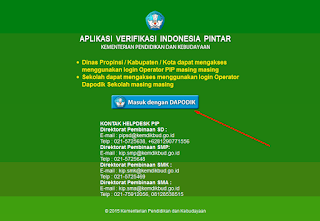 login pip dengan dapodik