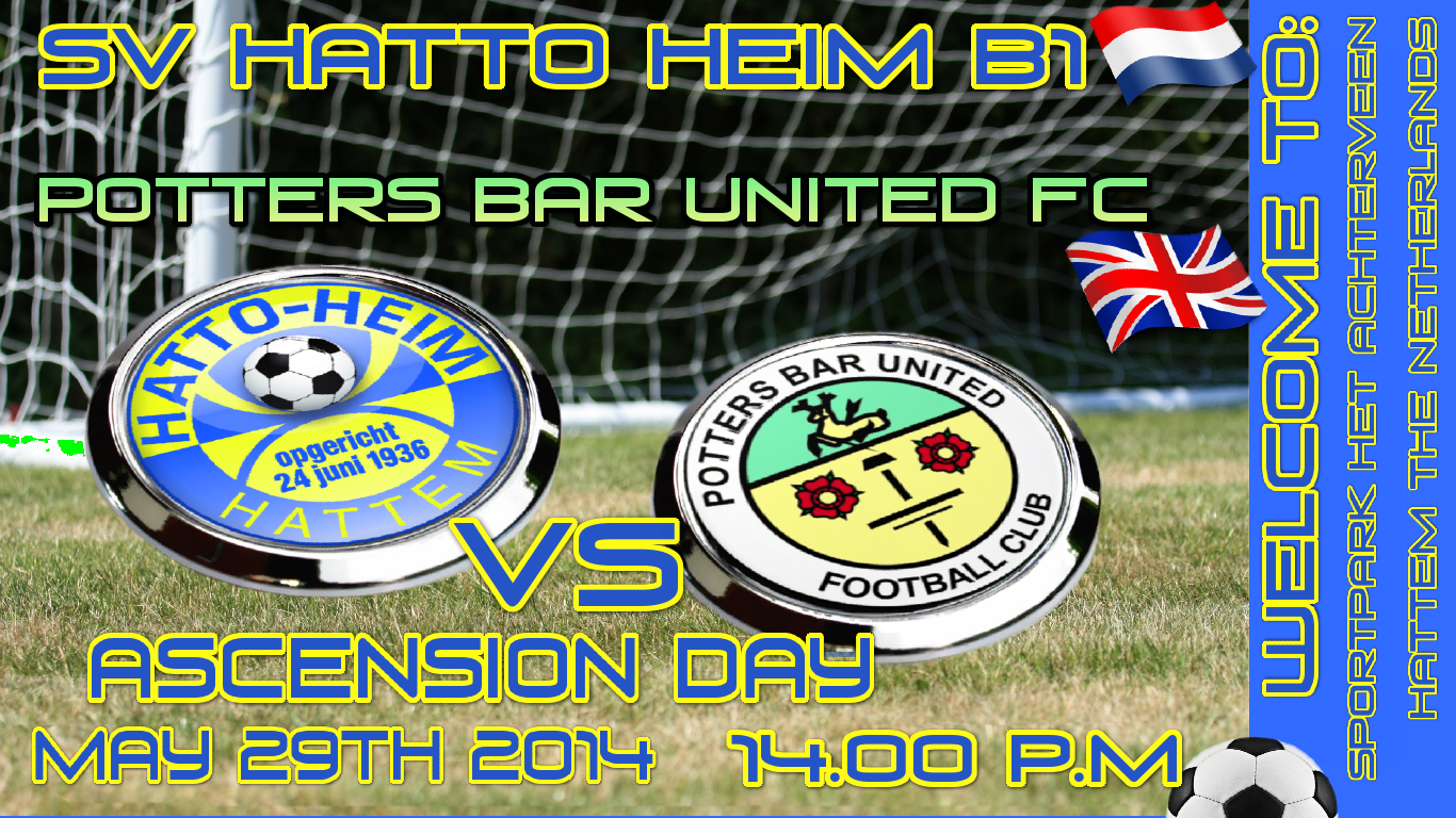 Jos TheBoss Posters POTTERS BAR UNITED FC VISITS SV HATTO HEIM ( THE