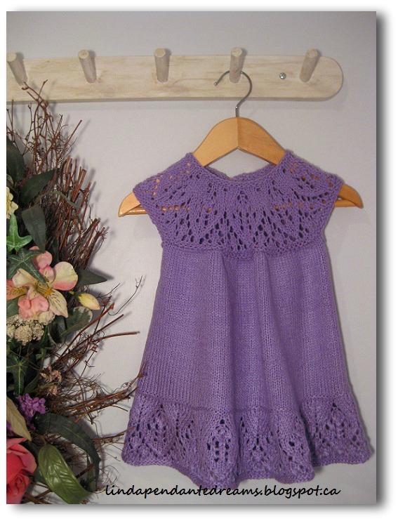 lindapendante dreams: Meredith Lace Knit Baby Dress