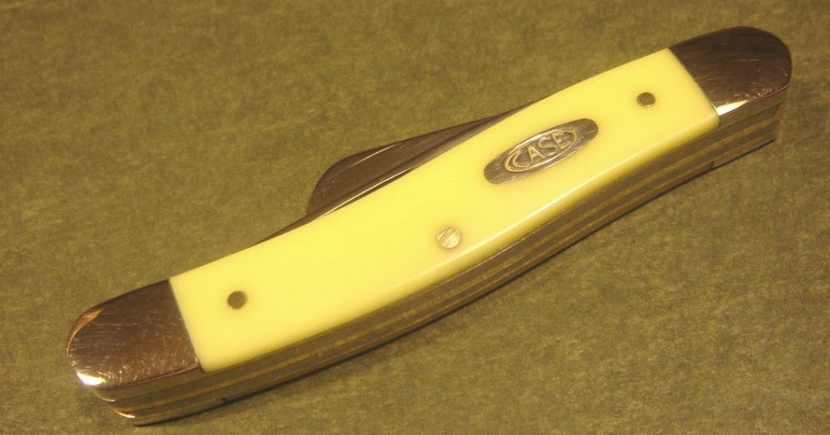 knives4sale Case XX USA 2005 3318 CV Yellow Handle Medium Stockman Knife
