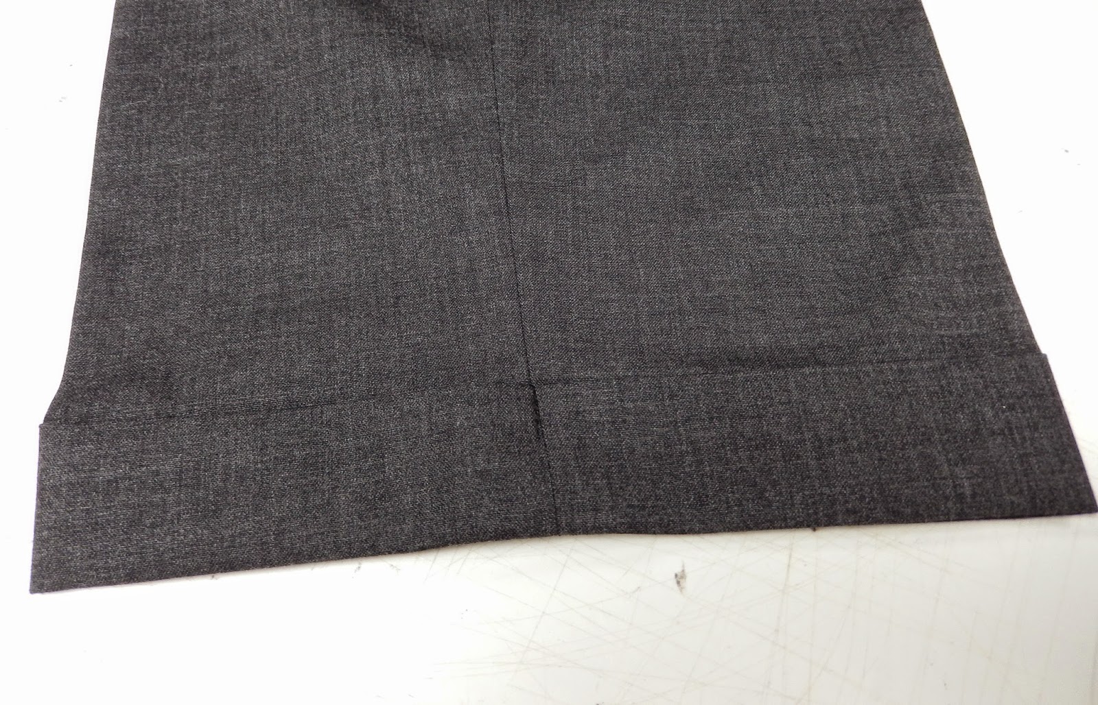 Seam 2 Seam How to Shorten Trousers with Cuff