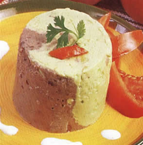 Moldecitos de frejol y palta recetas