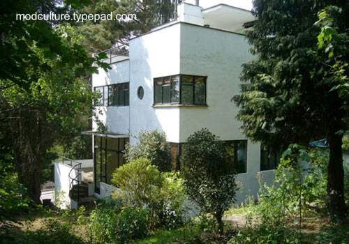 La tercera Sun House 1934 en Amersham, Buckinghamshire - Arquitectura Amyas Connell y Basil Ward Casa de estilo Moderno años 30 en Inglaterra